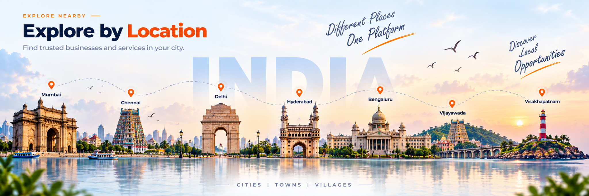 Explore locations across India